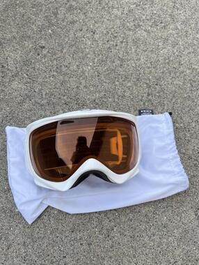 OAKLEY Vintage Y2K Goggles Orange Lens Matte White
